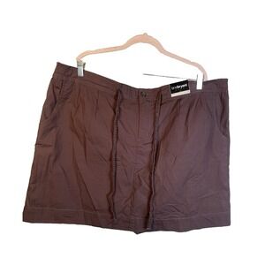 NEW Lane Bryant Skort Women's 24 Skirt shorts Hiking Gorpcore Utility Brown
